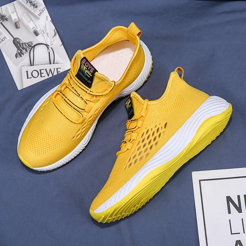

Spring new tennis sneakers men fashion breathable low-top lace-up student running shoes casual shoes men zapatos de hombre