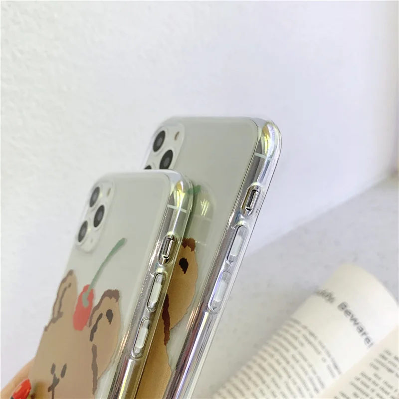 Мягкий силиконовый чехол для iphone 11 Pro Max прозрачный милый xs max xr 6s 6 7 8 plus |