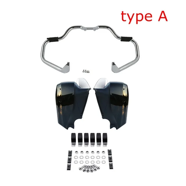 

Motorcycle Mustache Engine Guard Bar Lower Fairing Kit For Indian Chieftain limited chief classic dark horse vintage Roadmaster