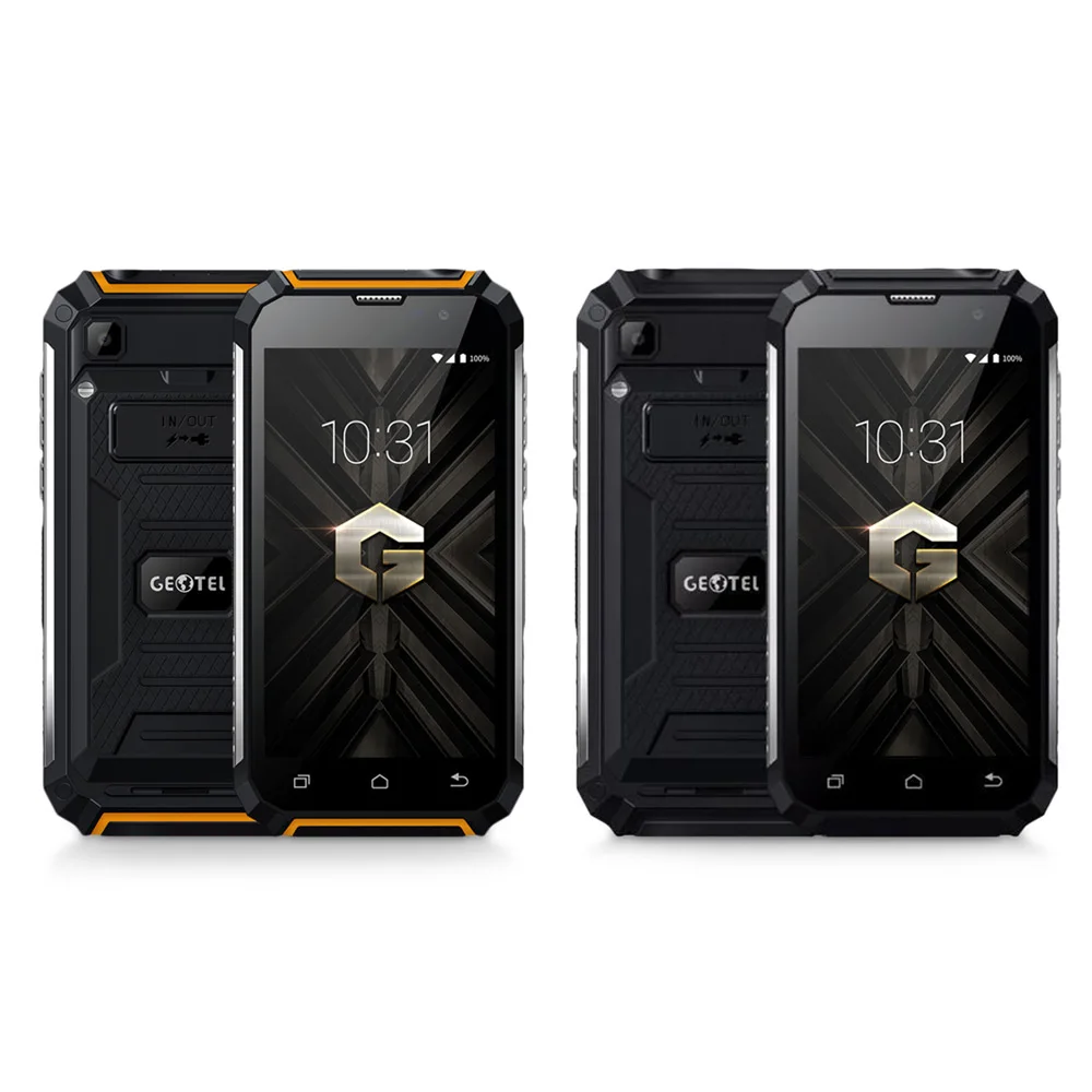 GEOTEL G1 5-дюймовый 3g Смартфон Android 7,0 2 Гб Оперативная память 16 Гб Встроенная память MTK6580A 4-х ядерный 1. 3g Гц водостойкий 7500 мАч мобильных сотовых телефонов
