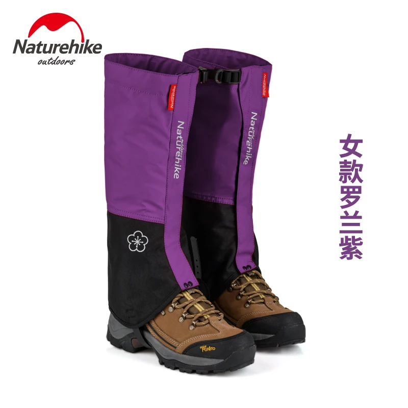 Naturehike походные гетры для походов, альпинизма, лыжного спорта, водонепроницаемые сапоги, гетры, теплые зимние гетры - Цвет: Women Purple