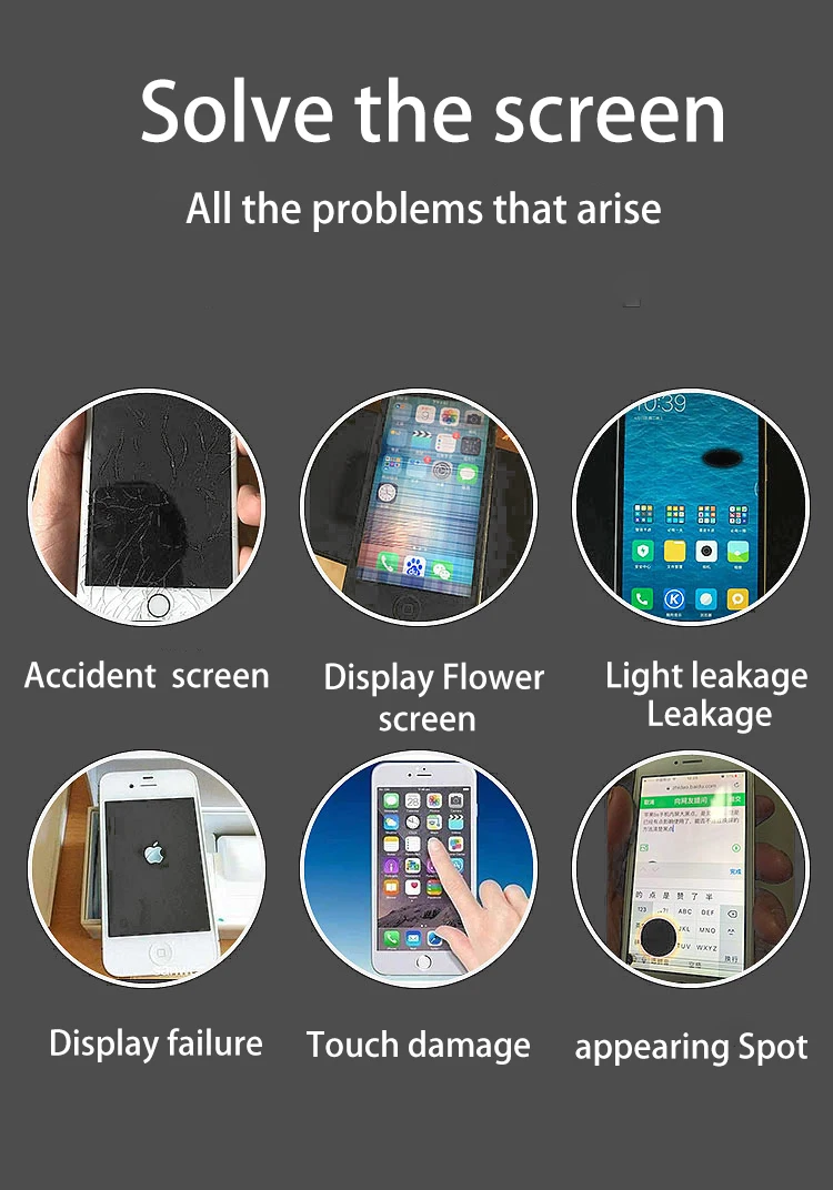 GradeAAA+++ для iPhone 6S 6Plus iphone 8plus ЖК-дисплей Дисплей с 3D силы кодирующий преобразователь сенсорного экрана в Сборе 7plus без битых пикселей+ подарок
