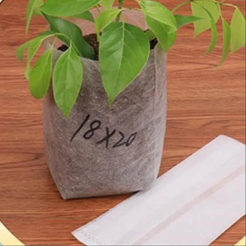 Растительные горшки из волокнистого волокна мешки для выращивания семян