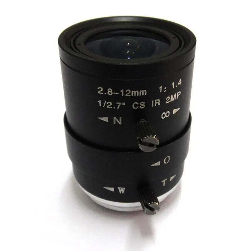 

x4pcs HD 2mp 2.8-12mm cctv lens CS Mount Manual Focal IR 1/2.7" 1:1.4 for IP Camera