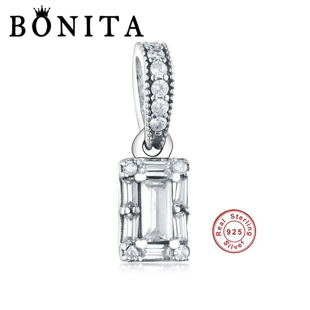 Оригинал Стерлинговое Серебро 925 пробы прозрачный кубик льда подвеска шарм