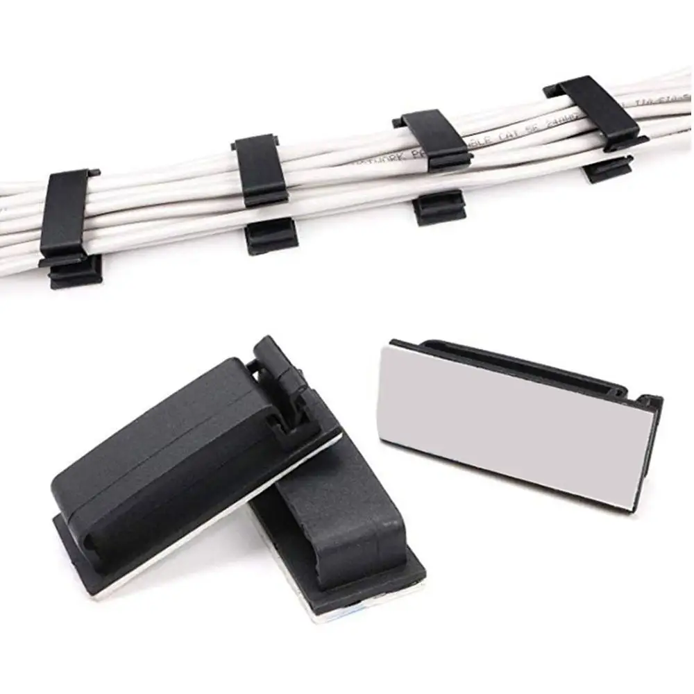 50 шт. самоклеящиеся держатели для кабелей | Обустройство дома