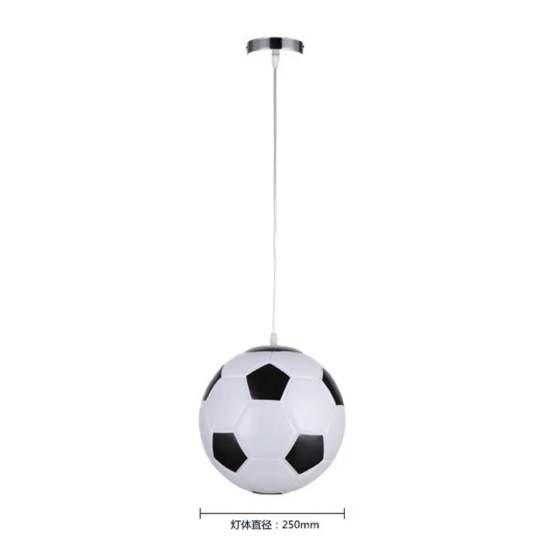 

New Pendant Lights Football Glass Basketball Pendant Lamp Kitchen Hanglamp Bedroom Restaurant Children Room Decor Light Fixtures