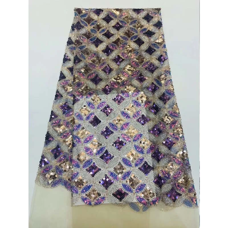 5 ярдов Новое поступление 2020 кружевная фатиновая ткань Африканский модный стиль