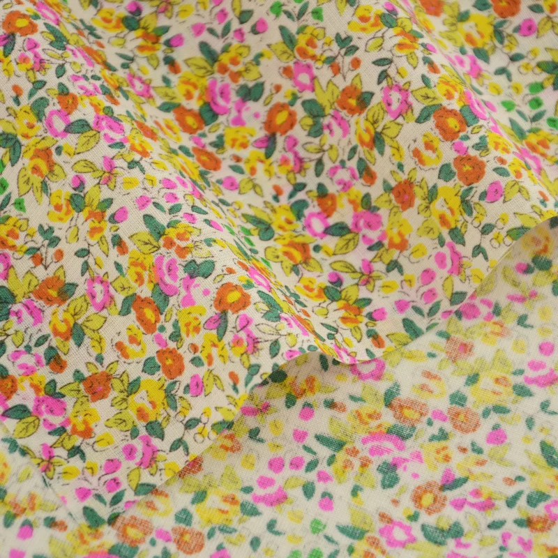 Booksew 100% хлопок ткань толстое Quater Telas Tecido цветной цветочный дизайн для шитья