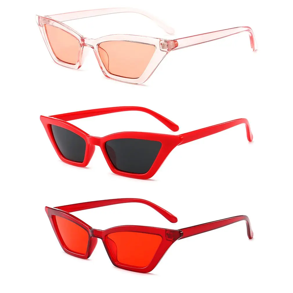 

Top Quality Fashion Women Glasses Small Frame Cat Eye Sunglasses UV400 Sun Shades Glasses Street Eyewear Female Glasses Dropship