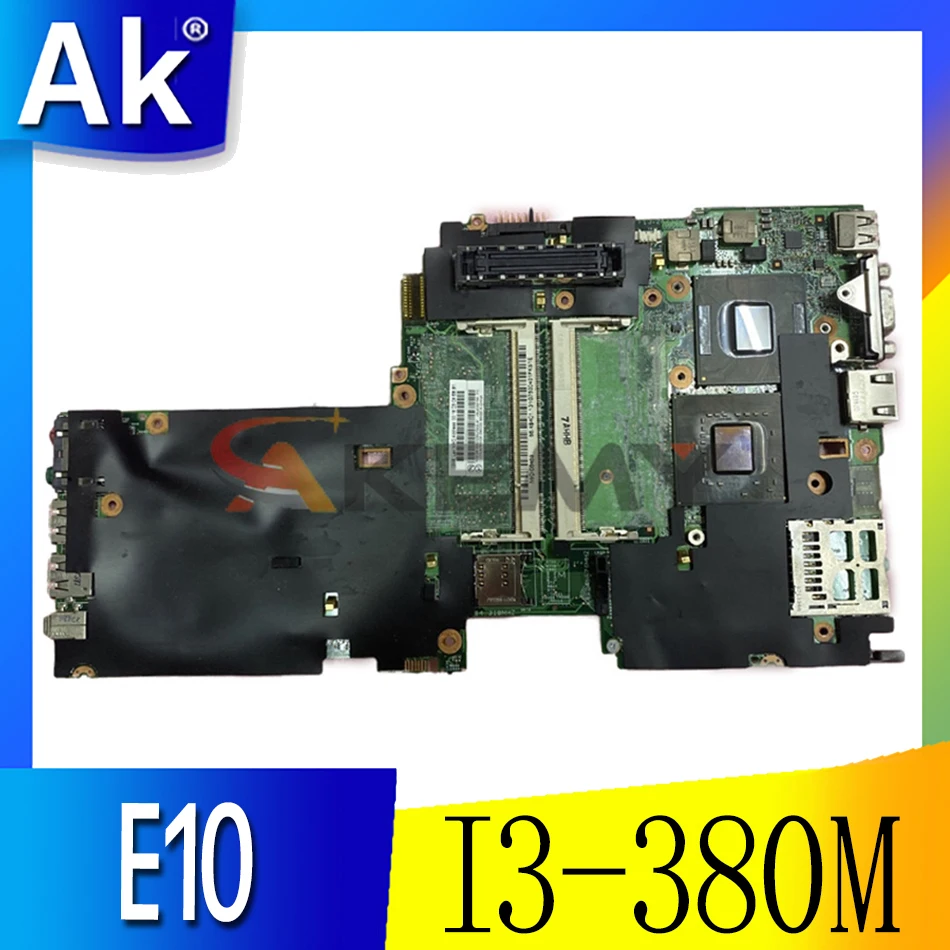 

Akemy Laptop Motherboard for Lenovo E10 E11 FRU 04W0314 MAIN BOARD I3-380M CPU DDR3 full test