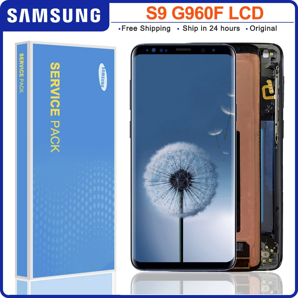 5 8 ''оригинальный S9 ЖК дисплей с рамкой для SAMSUNG Galaxy G960 G960F сенсорный экран
