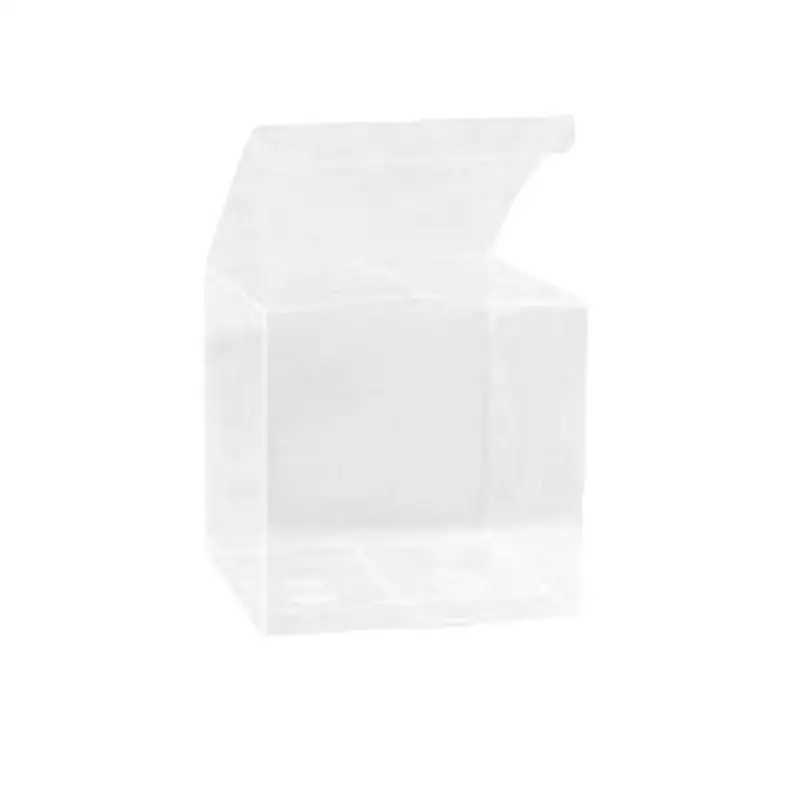 

10Pcs Transparent Clear Gift Candy Box Square PVC Chocolate Bags Boxes Wedding Favor Party Event Decoration caja de dulces