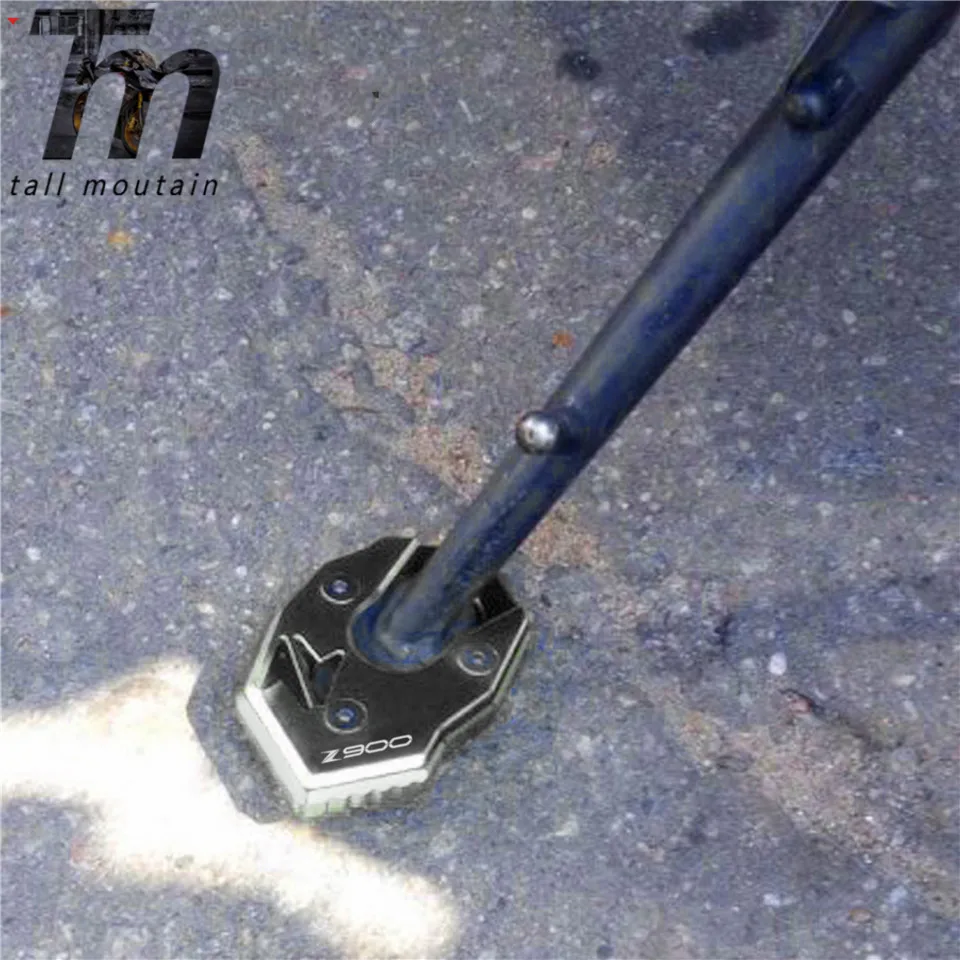 

Motorcycle accessories CNC Aluminum Side Stand Enlarger extension pad for kawasaki Z900 Z 900 2017 2018 2019 2020