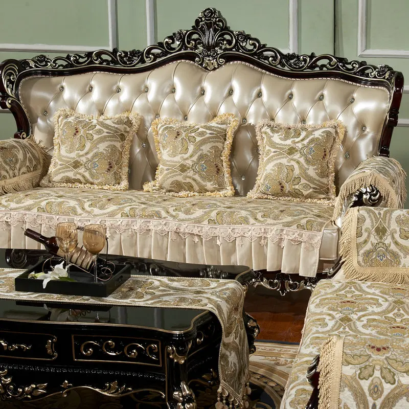 Роскошный чехол для дивана Европейское секционное покрытие влюбленных|Чехлы