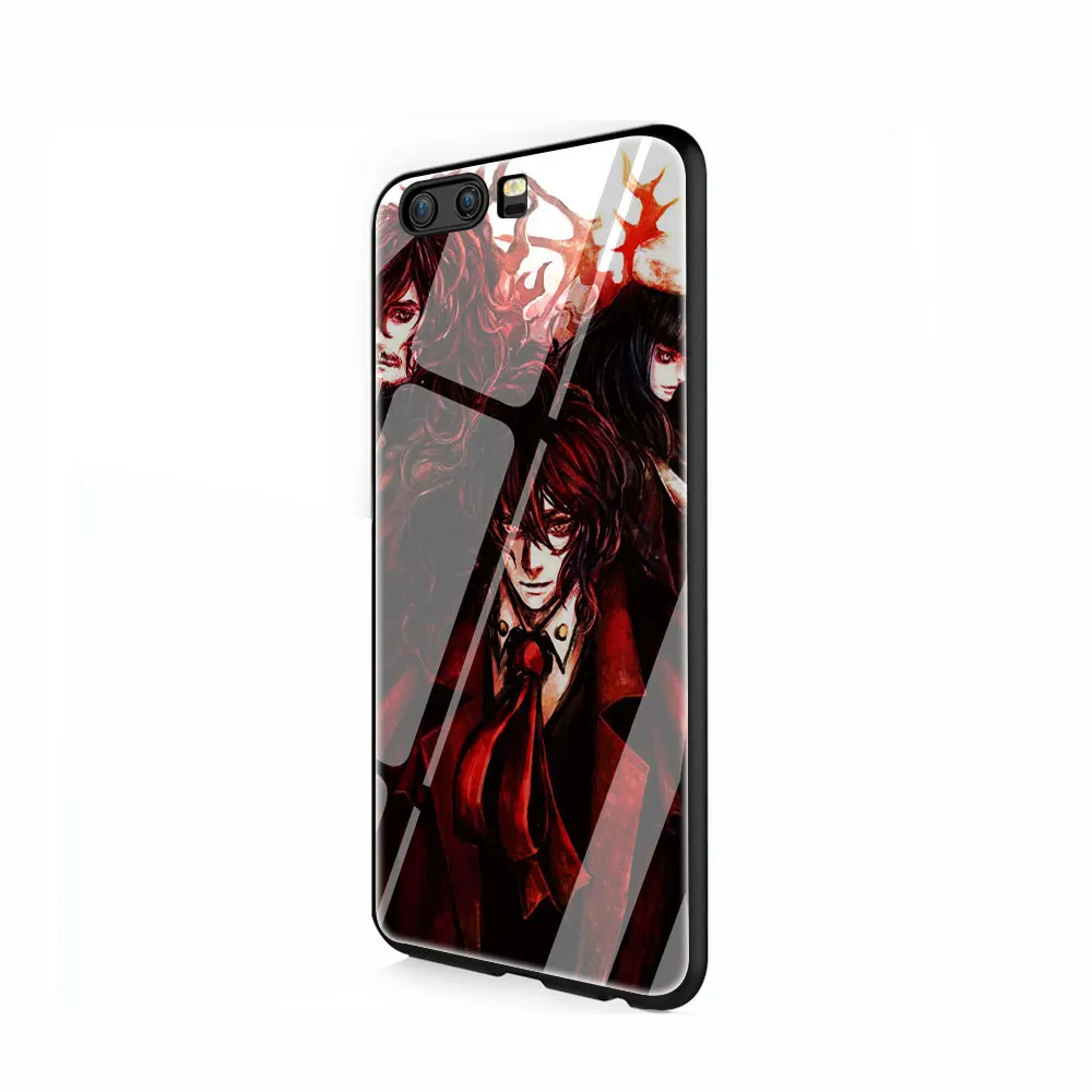 EWAU аниме Хеллсинг Алукард закаленное стекло чехол для телефона huawei mate P 10 20 30 Lite Pro Y9 Honor 8X 7A - Цвет: G4