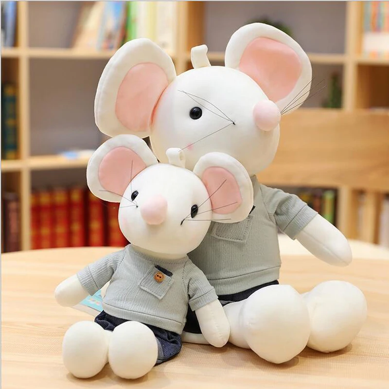 

Cute Couple Mouse Doll Soft Plush Toy Stuffed Animal Small Mouse Toy Plush Doll Children Toy Girls Ragdoll Gift