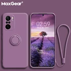 Чехол-накладка для Xiaomi Redmi Note 1099S Pro Max, Mi Poco X3F3F210T Lite11, мягкий силиконовый, с кольцом-держателем, оригинал