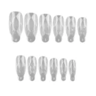 120 шт. Типсы для ногтей Алмазная форма Маникюр АБС дизайн ногтей Форма для домашнего использования