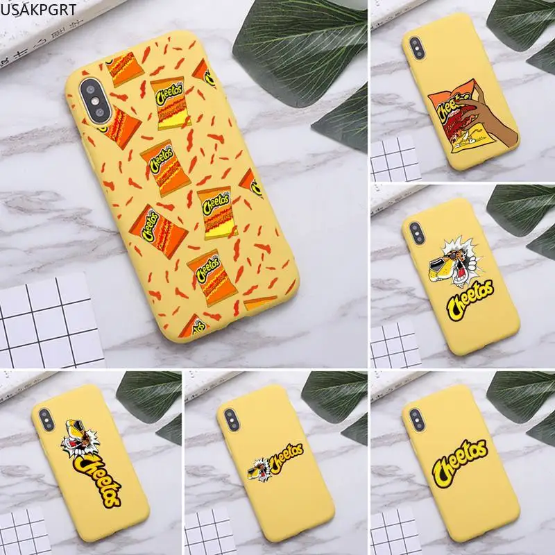 Хит чехол для телефона cheetos iPhone 11 Pro Max X XR XS 8 7 6s Plus яркие желтые силиконовые чехлы |