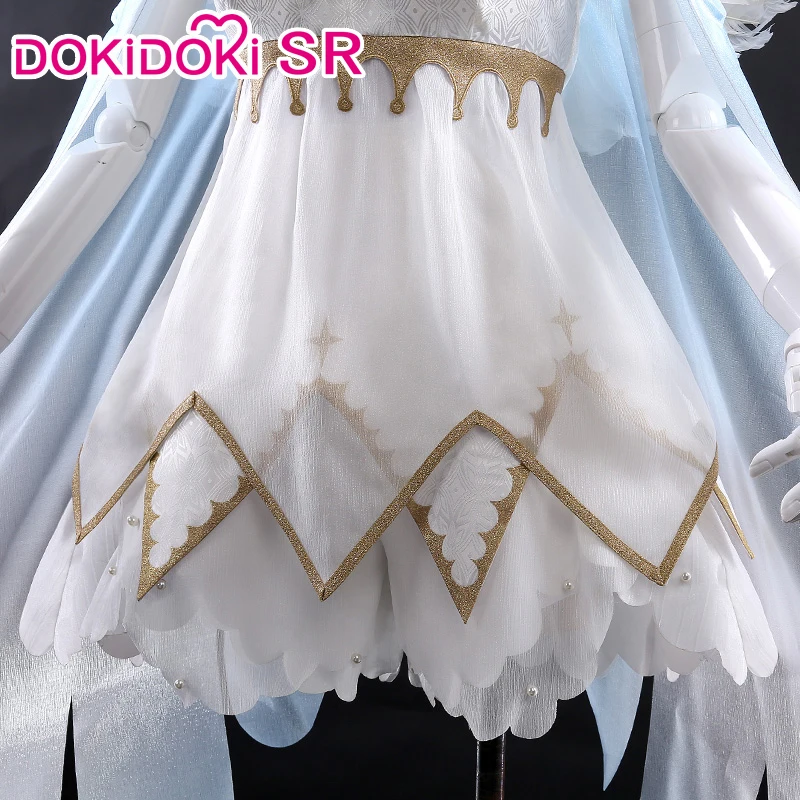 DokiDoki-SR аниме Card Captor Сакура косплей костюм женское белое платье снежное крыло KINOMOTO