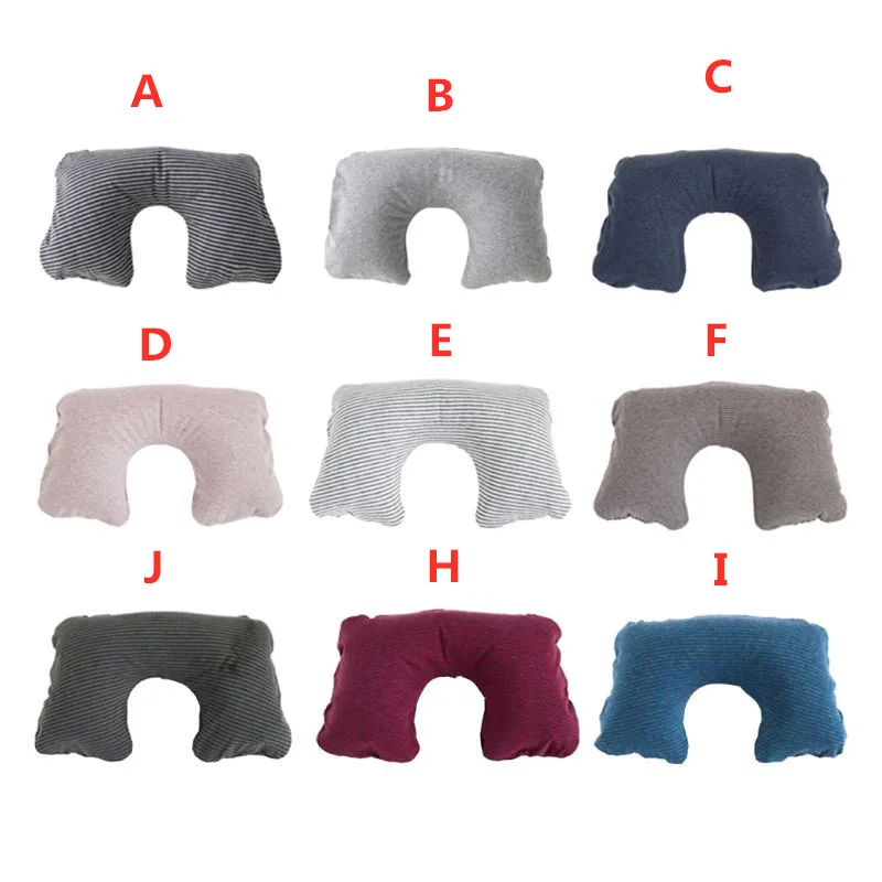 Портативная надувная подушка для полетов Массажная Шея U отдыха путешествия