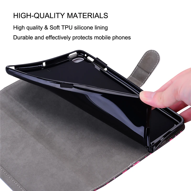 

For Huawei Mediapad M5 Lite Case 8.0 JDN2-W09 JDN2-AL00 Cartoon Elephant Leather Cover For Huawei Honor Pad TAB 5 8" Cover Cases