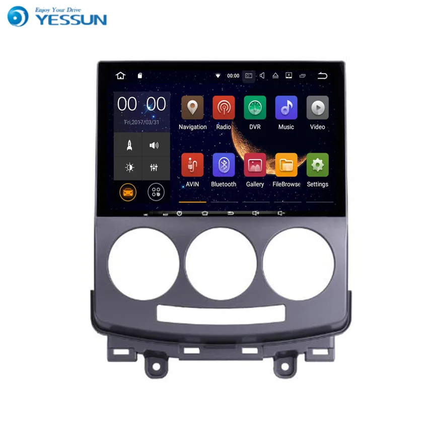 Автомобильный мультимедийный плеер YESSUN проигрыватель с GPS навигацией и