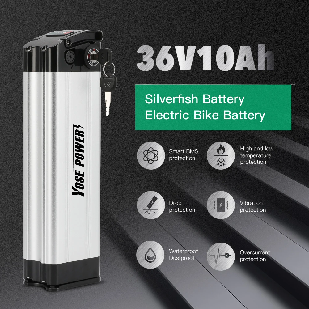 Электрический велосипед Silverfish литиевая батарея для Phylion XH370 10J 36В 10ач Ebike MiFa Rex Prophete