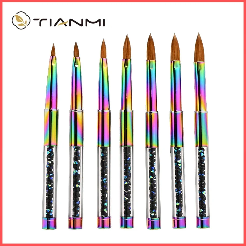 Кисть Kolinsky из соболя для акрилового маникюра профессиональные инструменты