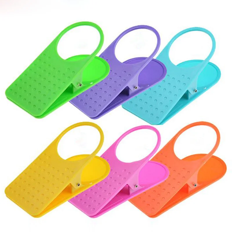 

Creative Portable Drinking Cup Holder Clip Clamp for Desk Table Office Cup Coffee Drink Holder C66