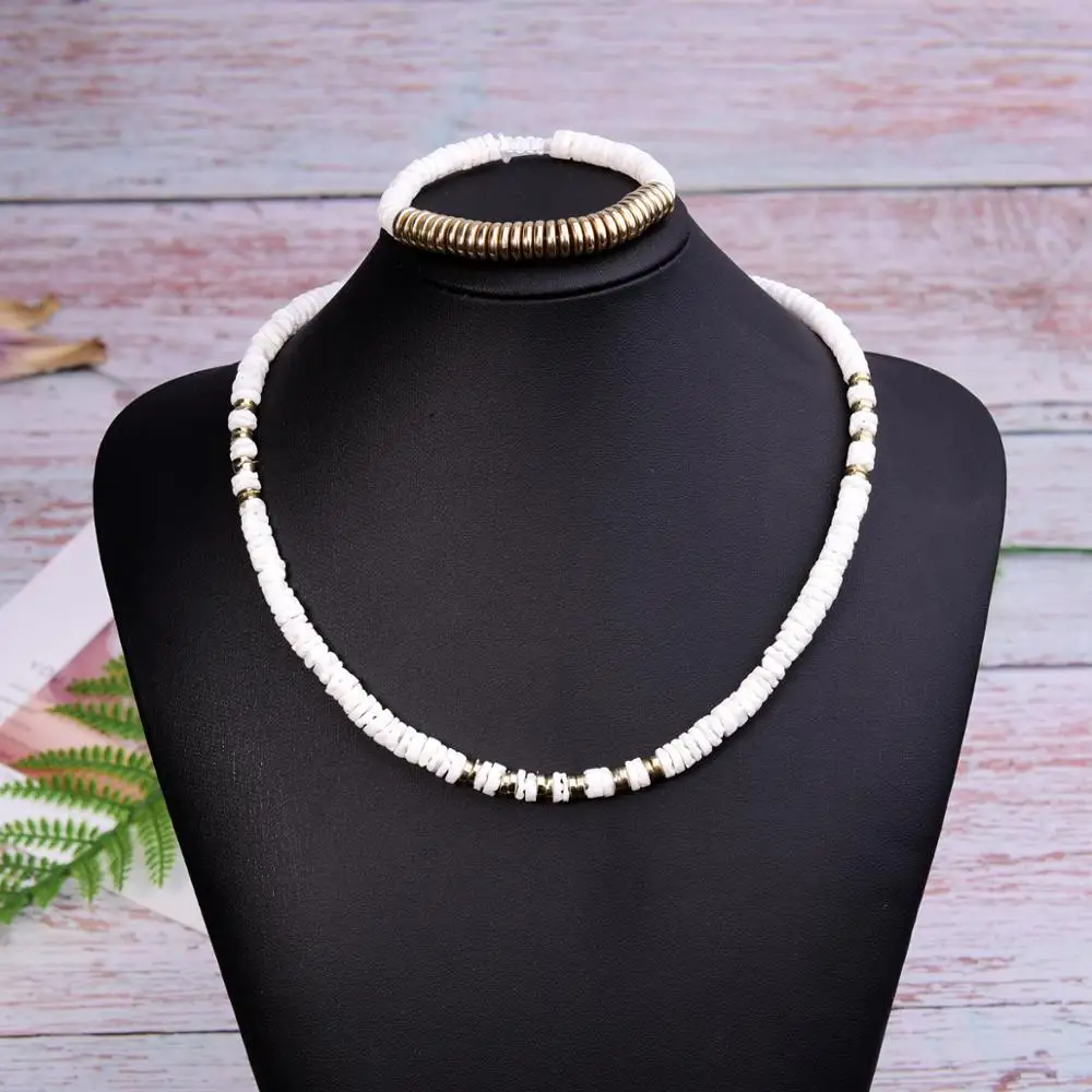 Женский ювелирный комплект из колье и браслета в богемном стиле|Ювелирные