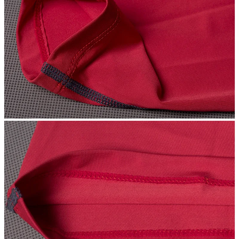 2020 быстросохнущая футболка с длинным рукавом для бега Мужская эластичная