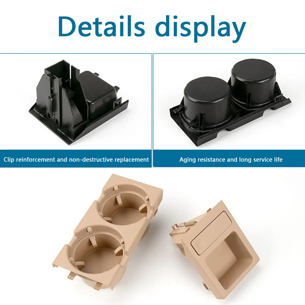 

Multifunctional Drink Holder Auto Supplies Car Center Console Water Cup Holder Coin Tray for BMW E46 3 Series 1998-2005