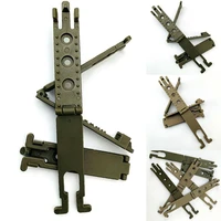 1 piece tactical molle system malice clips strap universal attachment sheath knife holster for kydex molle h8n5