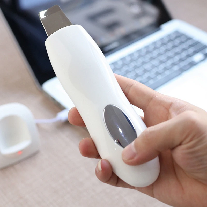 Ultrasonic Skin Scrubber Facial Deep Cleansing Pore Peeling Blackhead Removal Dead Extractor Face Cleanser |
