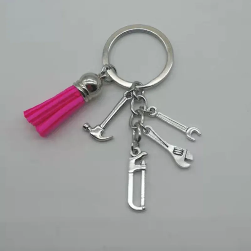 Брелок с кисточкой инструмент для ключей брелок молотком украшения папы подарок