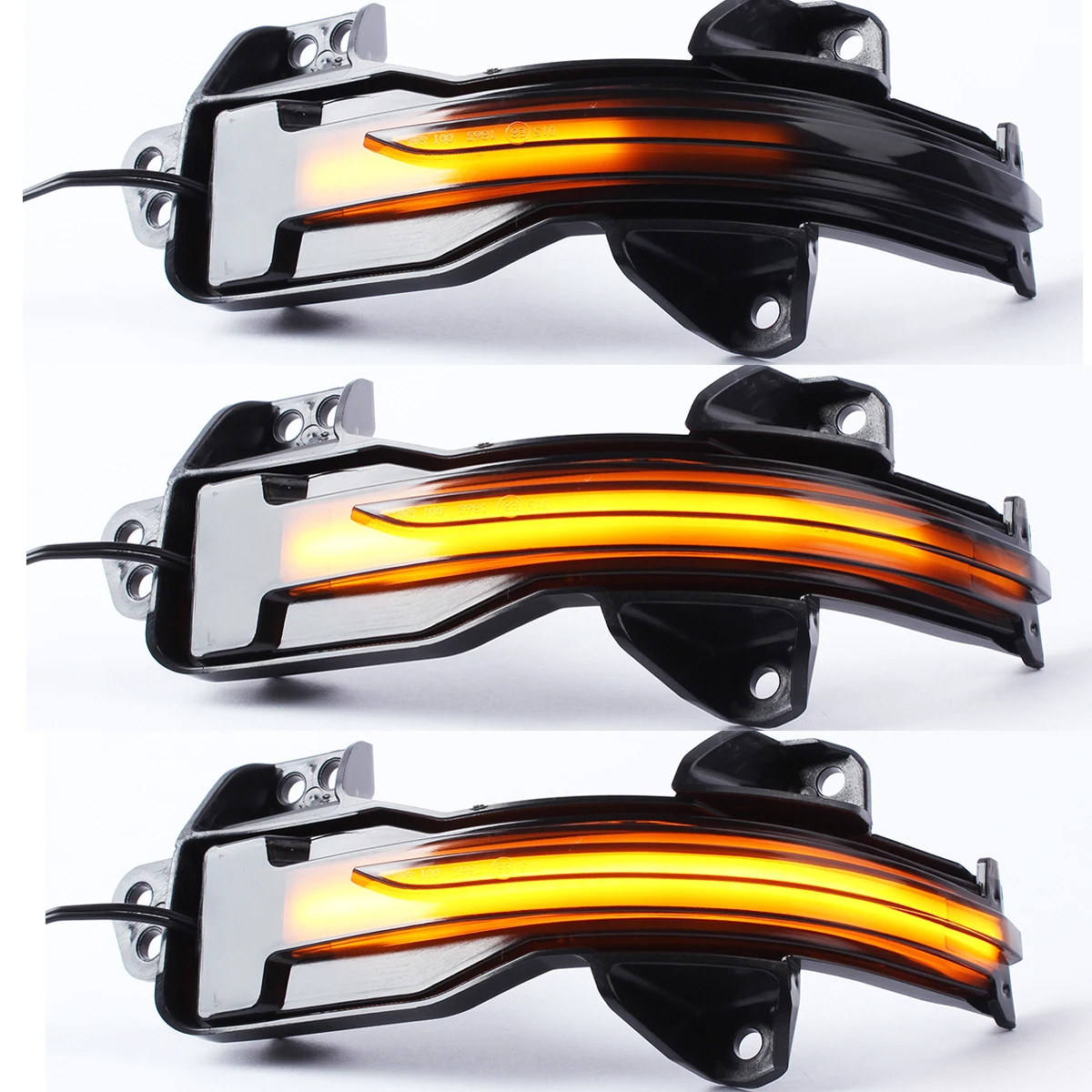 Пара динамичессветодиодный светодиодных боковых крыльев поворотников для Honda CRV