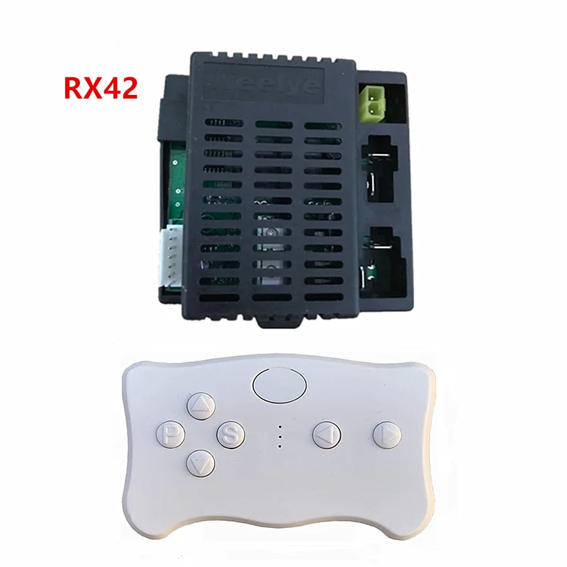 RX42 12 В Детский Электрический игрушечный автомобиль с дистанционным управлением по bluetooth, контроллер с плавным запуском, передатчик bluetooth 2,4G