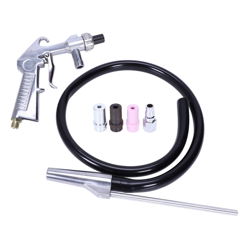 

Air Sandblaster Sandblasting Blast Gun+Nozzles+Connector+Tube Derusting Tool Kit Retail