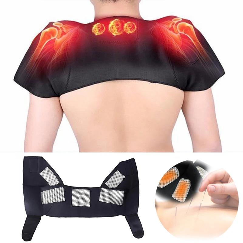 Турмалиновая САМОНАГРЕВАЮЩАЯСЯ термотерапевтическая накладка унисекс