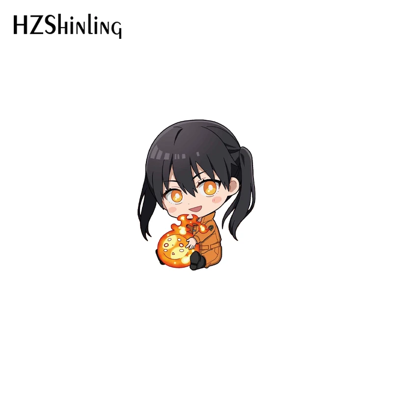 Новинка 2021 акриловая булавка для лацкана из аниме Fire Force Shinmon Maki Tamaki Hibana
