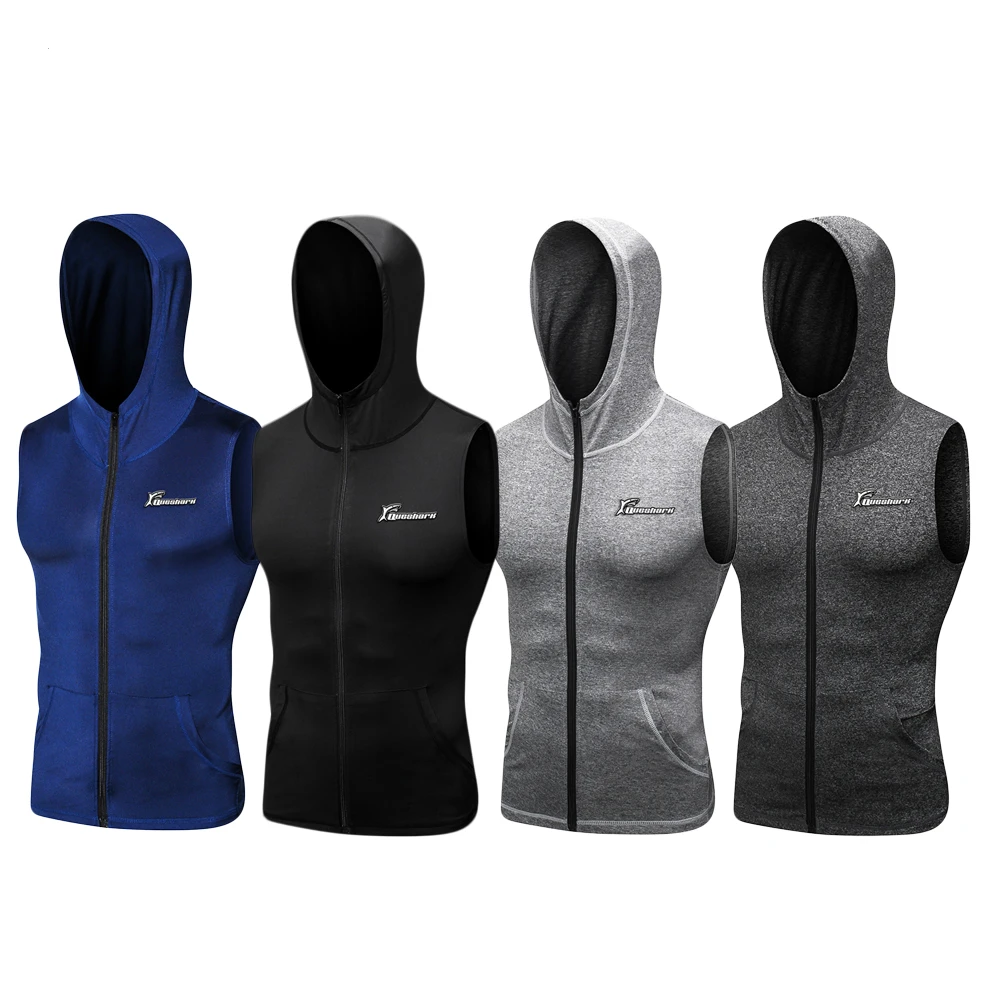 Профессиональные мужские спортивные тренировочные рубашки без рукавов жилет