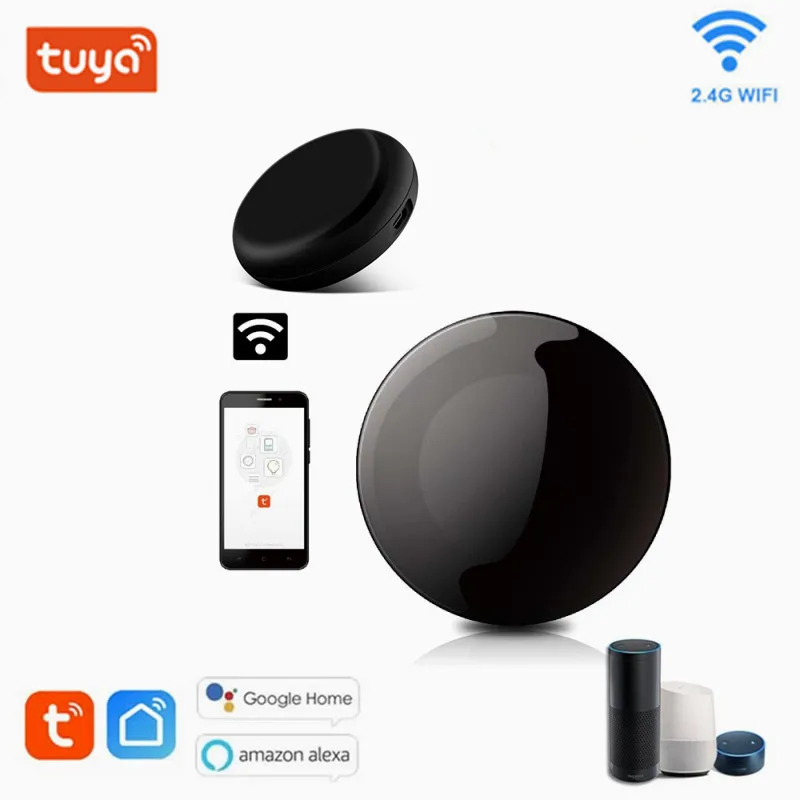 

Tuya Smart Home интеллектуальный инфракрасный пульт дистанционного Беспроводной Wi-Fi-ИК-пульт инфракрасного пульта дистанционного управления кон...
