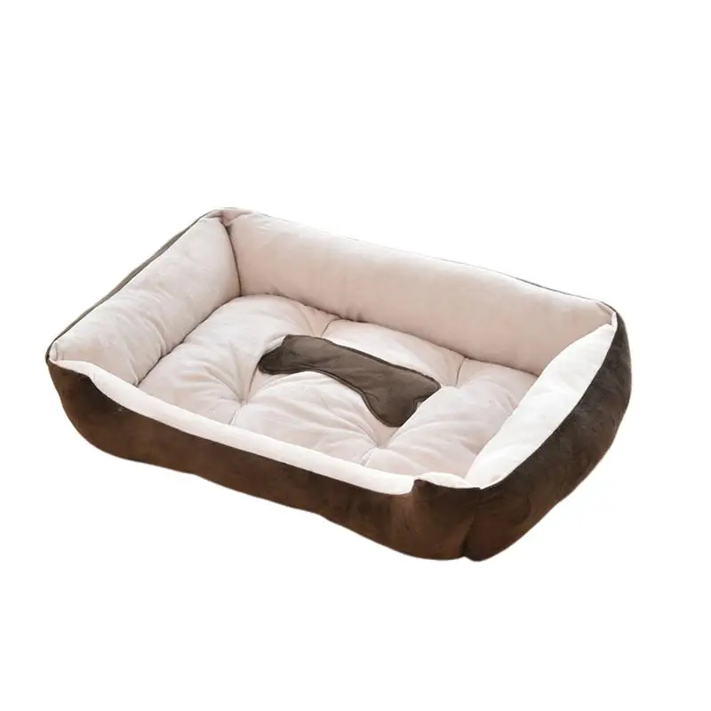 60 см прямоугольная кровать для питомца утолщенная мягкая Удобная Короткая