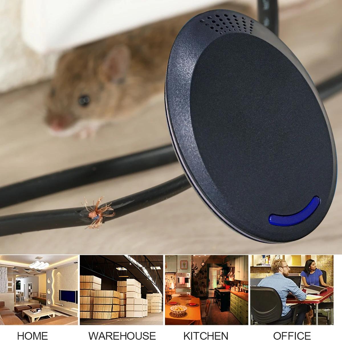 

6 pcs Ultrasonic Pest Repeller Mosquito Killer Pest Control Electronic Repellent Mice Cockroach Flies Rodent US/UK/EU plug