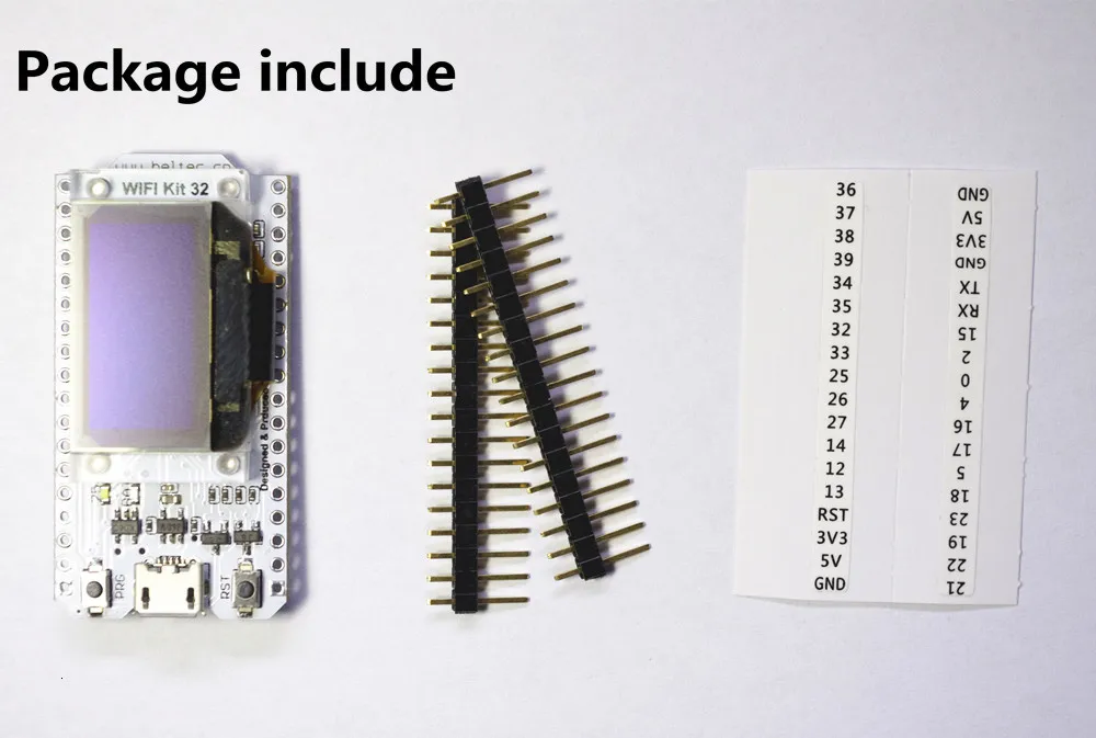 Wifi ESP32 макетная плата 0,96 дюймов синий OLED дисплей Bluetooth Интернет вещей для Arduino с радиатором
