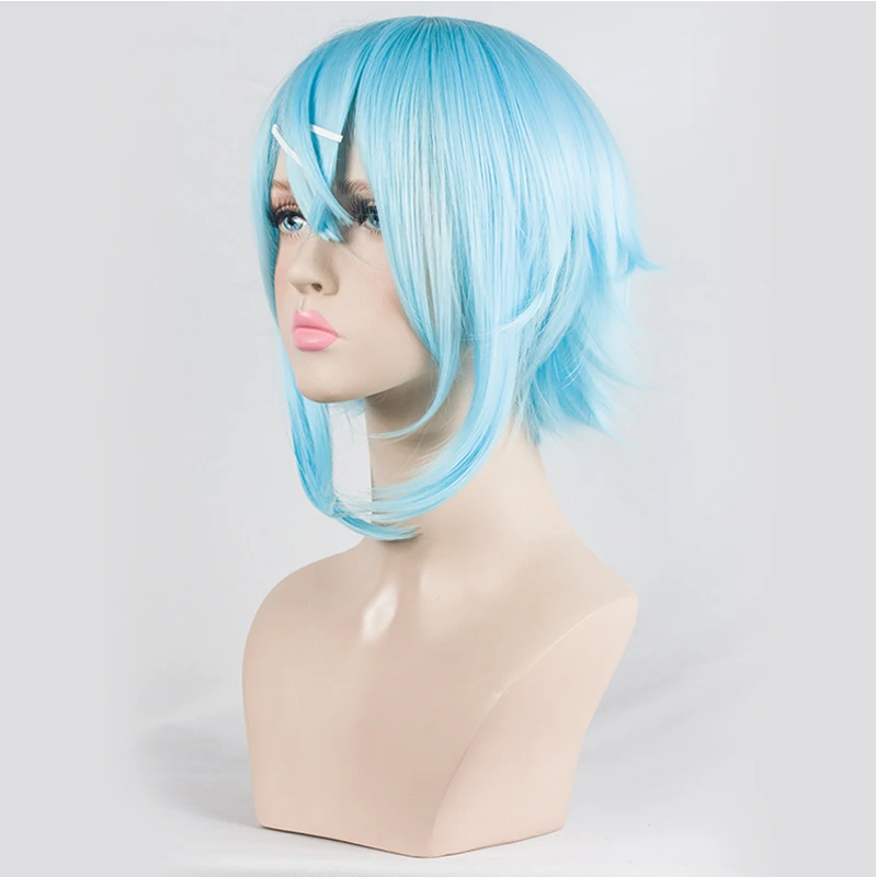AILIADE 40 см Япония и Южная Корея Ice Blue парик обувь для вечеринки в Стиле косплей Sword Art