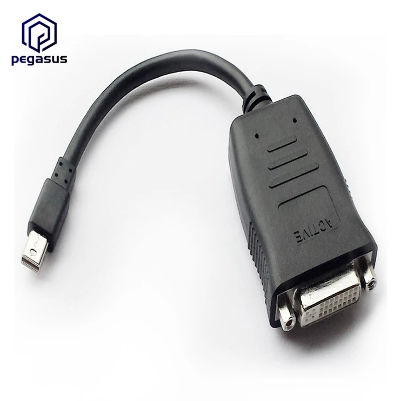 Адаптер 20 см Mini DP Displayport для двух звеньев Adap DVI-D Active Visiontek 900640