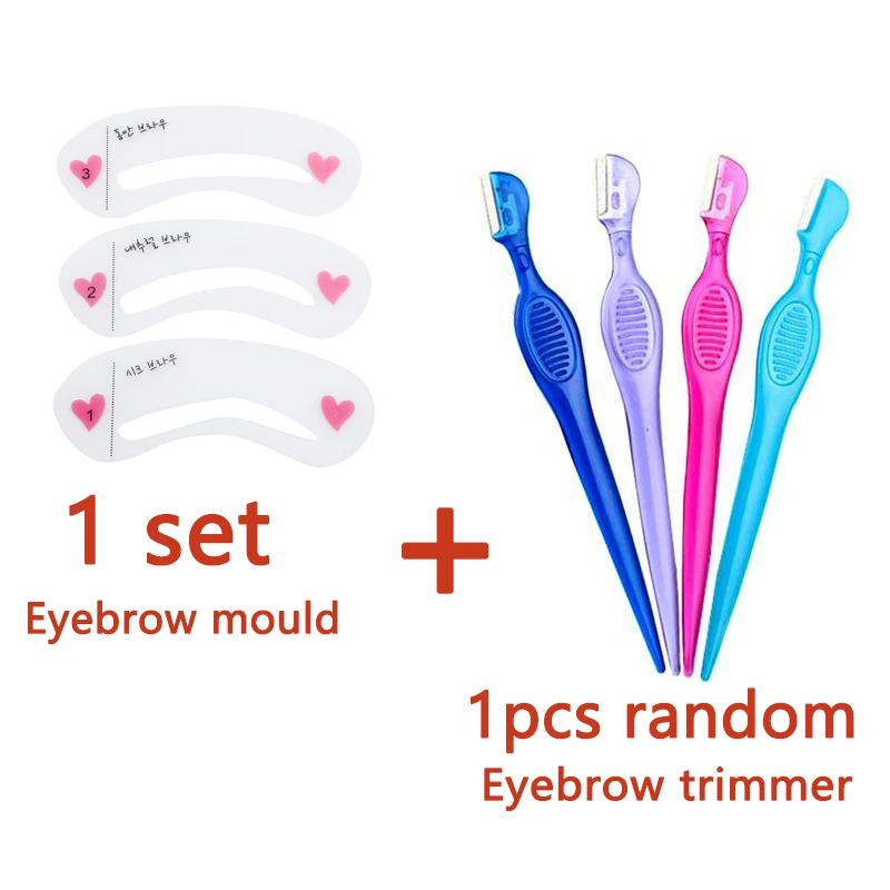 6 шт./набор трафареты для бровей|Трафареты бровей| |